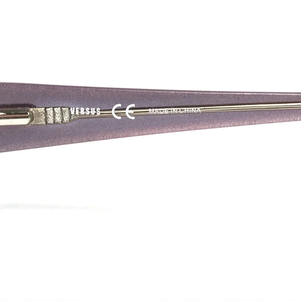Versus by Versace Eyeglasses Frames MOD.VR8032 476 Clear Purple Oval 51-16-130